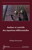 Analyse et contrôle des équations différentielles