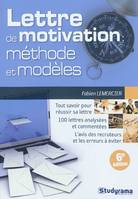 Lettre de motivation - Méthode et modèles, méthode & modèles