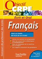 CRPE en fiches : Français, écrit et oral