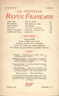 La Nouvelle Revue Française N° 227 (Aoűt 1932)