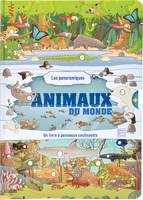 Les panoramiques, Animaux du monde, Animaux du monde, Un livre à panneaux coulissants