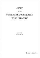 État de la noblesse française subsistante...., 45, État de la noblesse française subsistante