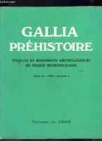 Gallia préhistoire - 26 : 2 - 1983
