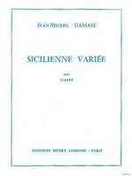 Sicilienne variée, Harpe