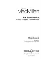 The Short Service, mixed choir (SATB) a cappella, organ ad libitum. Partition de chœur.