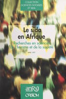 Le sida en Afrique, Recherches en sciences de l'homme et de la société