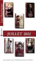 Pack mensuel Les Historiques - 6 romans ( Juillet 2022)