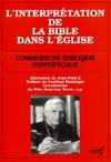 L'interprétation de la Bible dans l'Église...