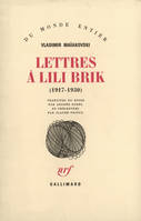 Lettres à Lili Brik, (1917-1930)