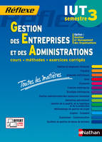 Gestion des entreprises et des administrations semestre 3 IUT (Toutes les matières) N27 2015