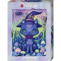 Puzzle 1000 Pcs - Dreaming Witch Cat