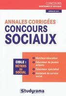 Annales corrigées concours sociaux