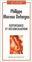 Repentance et réconciliation