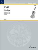 lautlos, for Violoncello solo. cello. Edition séparée.