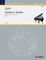 Canzona and Sonata, op. 22. piano (4 hands).