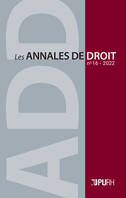 Les Annales de droit n° 16/2022