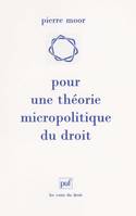 Pour une théorie micropolitique du droit