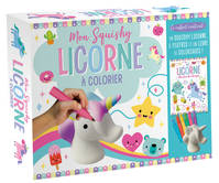 Mon squishy licorne a colorier - coffret