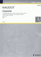Concerto C major, op. 17/2. recorder (alto/soprano), 2 violins and basso continuo.