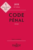 Code pénal 2019, annoté - 116e éd.