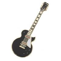 Pin E-Guitar black, 3,9 x 1,4 cm