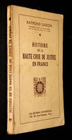 Histoire de la Haute Cour de Justice en France
