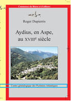 Aydius, en Aspe, au XVIIIe siècle