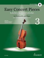 Vol. 3, Easy Concert Pieces, Vol. 3. cello and piano.