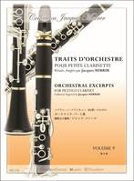 Traits d'orchestre, Pour petite clarinette