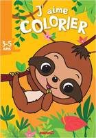 J'aime colorier (3-5 ans) - Paresseux