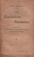 Les radiations humaines