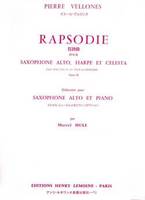 Rapsodie op.92 --- saxophone mib et piano