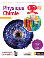 Physique-chimie 1re/Term Bac Pro - Groupements 1/2 (Manuel) - (Spirales) Livre + licence élève