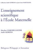 L'enseignement scientifique à l'école maternelle