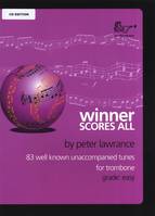 Winner Scores All for Trombone Bass Clef, With CD