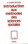 Introduction aux methodes des sciences sociales