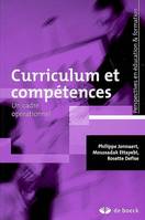 Curriculum et compétences, Un cadre opérationnel