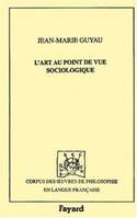 L'Art au point de vue sociologique, 1888