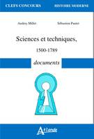 Sciences et techniques, 1500-1789