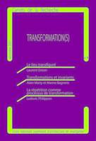 Transformation(s), carnet de la recherche n°1