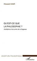 Qu'est-ce que la philosophie?, Asclépios et les amis de la Sagesse