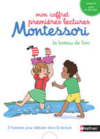 Le bateau de Tom - Mon coffret premières lectures Montessori - 3 histoires pour débuter dans la lect