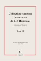 Collection complète des oeuvres de J.-J. Rousseau, Citoyen de Genève