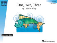 One, Two, Three, Hal Leonard Student Piano Library Showcase Solo Level 1 - Pre-Staff