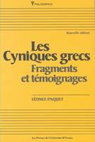 Les Cyniques grecs, Fragments et témoignages