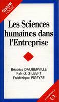 SCIENCES HUMAINES DANS L'ENTREPRISE (LES)