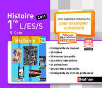 Histoire 1re - S. Cote - manuel numérique enrichi - clé USB - tarif non adoptant