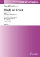 Friede auf Erden, Based on the Arnold Schönberg Complete Edition. op. 13. mixed choir (SSAATTBB) a cappella or with kleinem orchestra. Partition de chœur.