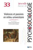 NRP 33 - Violences et passions en milieu universitaire