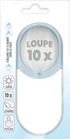 Loupe grossissante x10 + lampe led